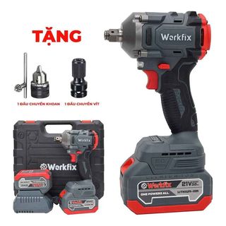 Trọn bộ 2 pin + 1 đầu chuyển khoan, 1 đầu chuyển vít